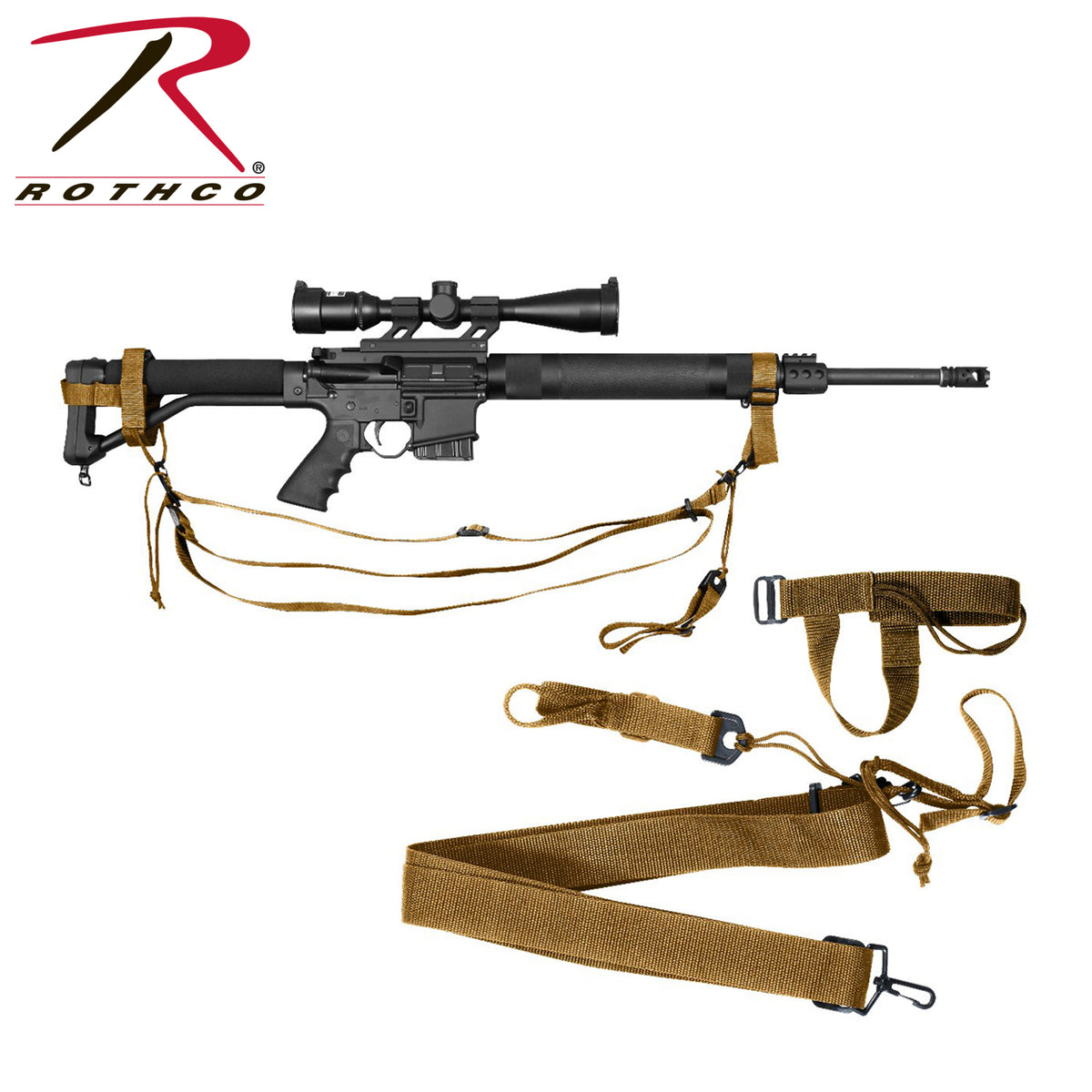 Rothco Military 3-Point Rifle Sling - Thunderhead Outfitters
