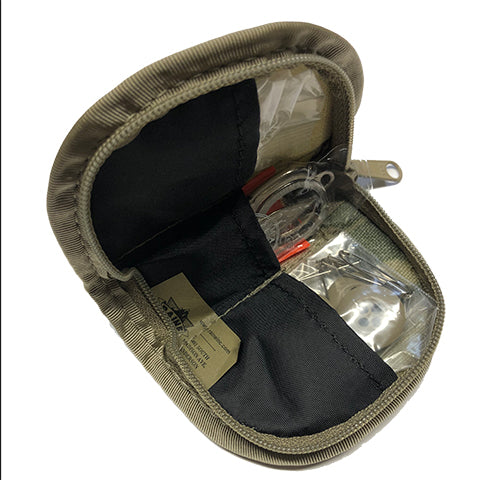Raine Tactical Gear | Spacious Zipper Closure Military Grade Sewing Kit in  Durable Nylon Case, Portable for on The Field use (Marine Desert)