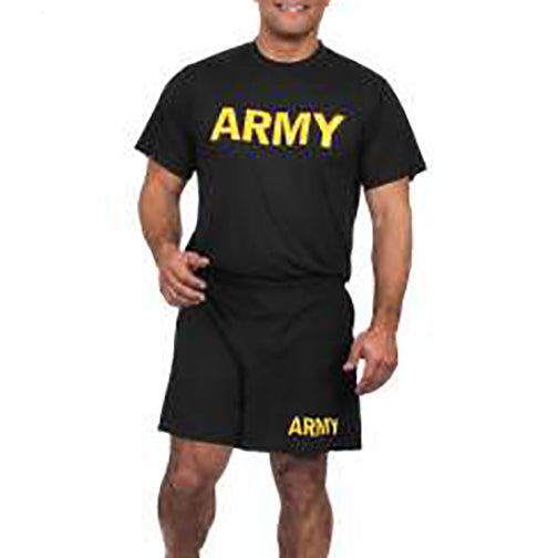 black army pt shirt