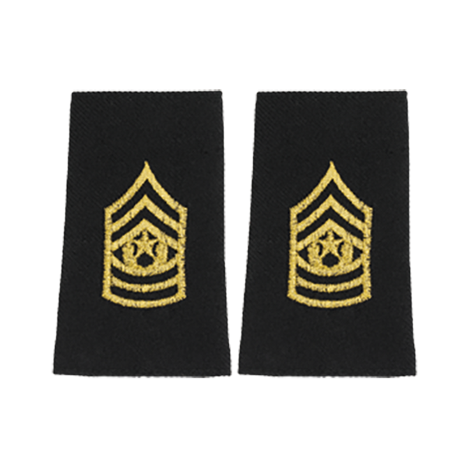 2d Shoulder Ranks Army Service Uniform Rank Shoulder Marks - Pair - Small
