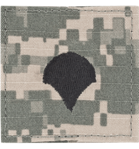 Upc Pattern Army Army Rank Patch - Digital UCP on Velcro
