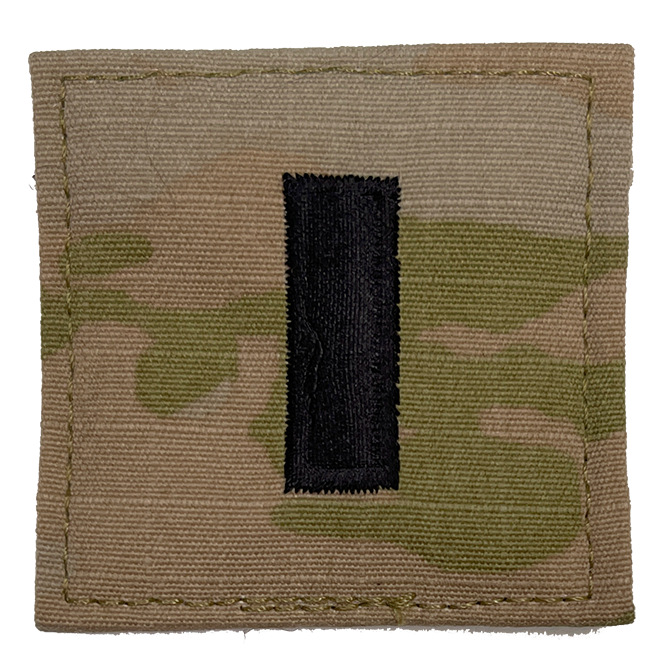 Olive Green Rank Patch – Commando / Airborne Style – 5cm X 7cm – All Ranks