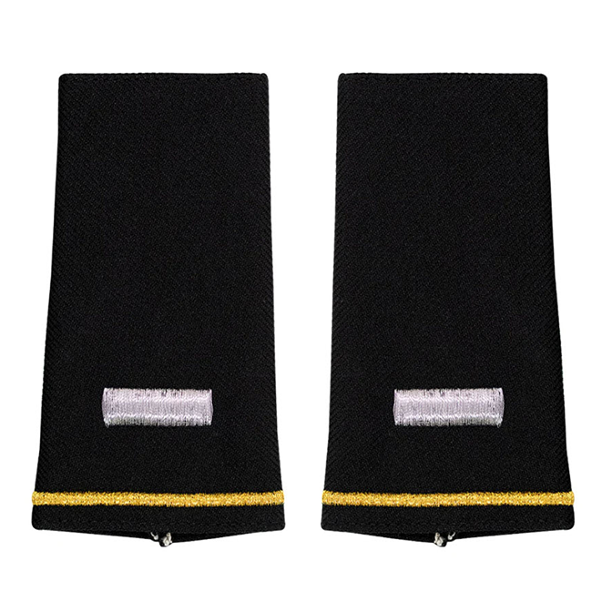 2 Star General Rank Gold Insignia Pin – For Collar, Shirt, Hat, And Ball Cap