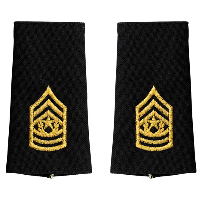Army Service Uniform Rank Shoulder Marks - Pair