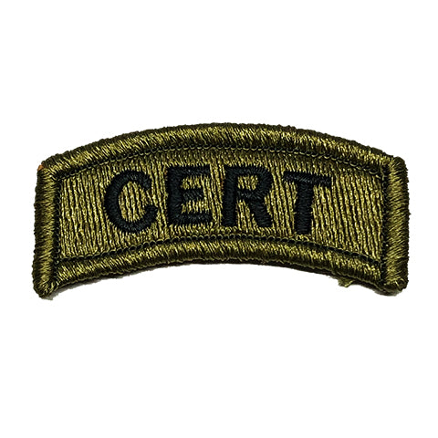 Cert Rocker Patch CERT Tab Patch