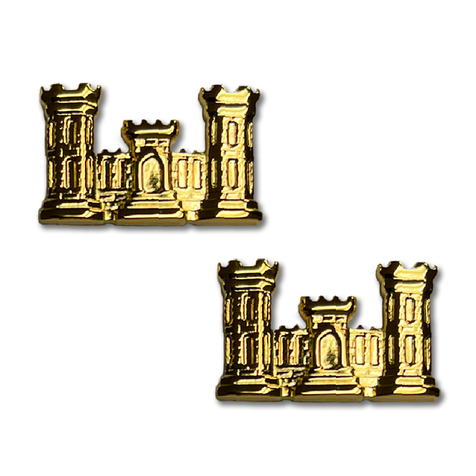 Army Engineer Castle Pin
