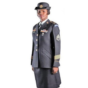 Army Service Uniform Rank Patches - Enlisted Female