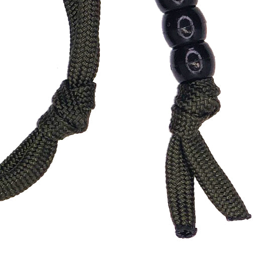 Black Paracord Pace Counter Ranger Beads