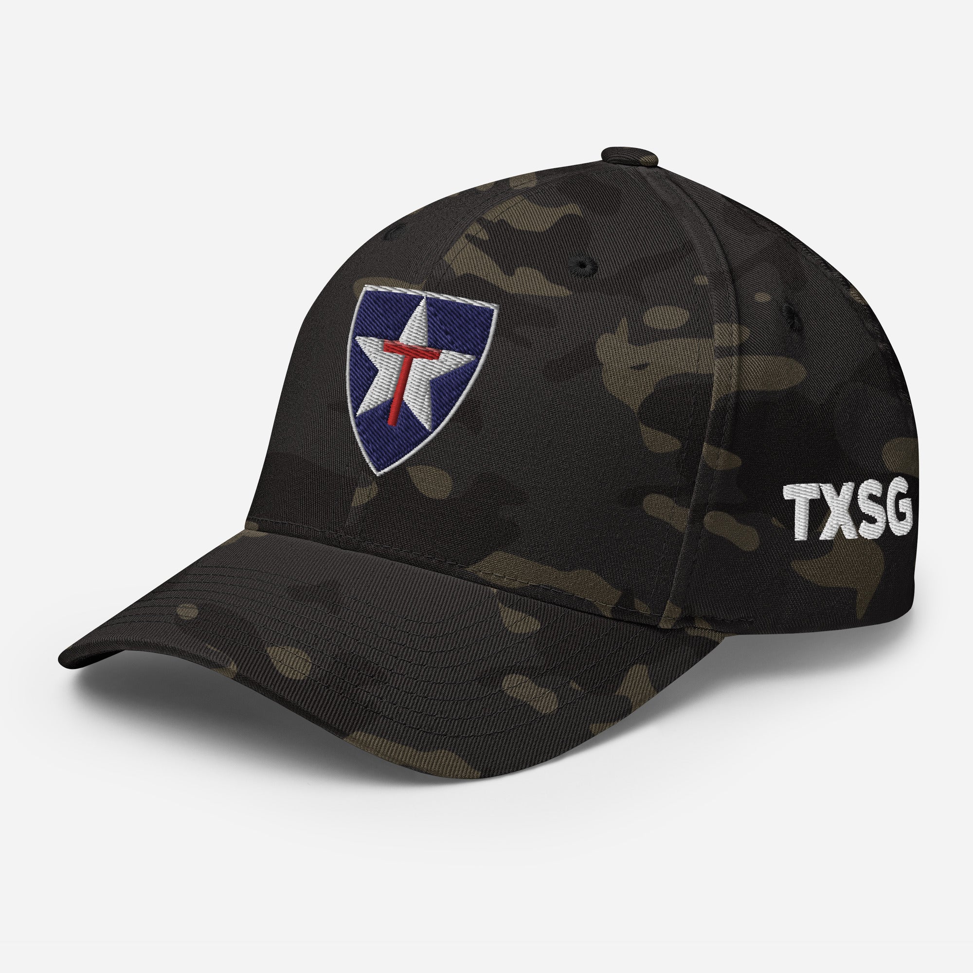 Texas State Map Dad Hat – Embroidered Low-Profile Cotton Cap (Grey) - View #4