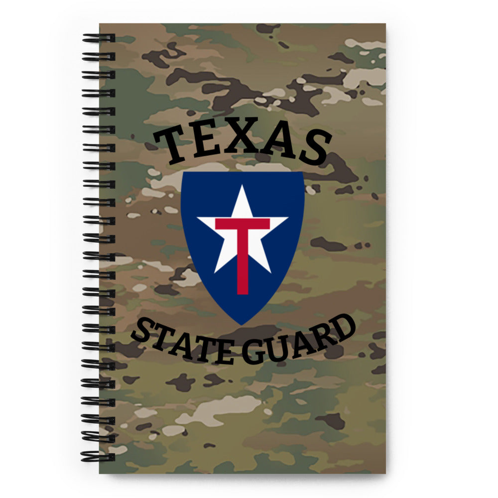 Texas State Guard Spiral Notebook